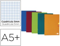 Libreta Liderpapel Scriptus A5+ 48h 90g/m² c/5mm. colores surtidos